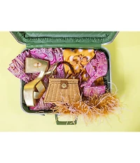 Antonio Melani x Amanda Jones Vaughan Lola Paisley Twill Boat Neck 3/4 Sleeve Shift Mini Dress