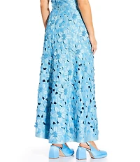 Antonio Melani x Amanda Jones Vaughan Waverly Coordinating 3D Lace High Rise Midi Pencil Skirt