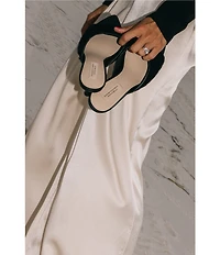 Antonio Melani x Elizabeth Damrich Candlelight Drapey Satin Wide-Leg Pant