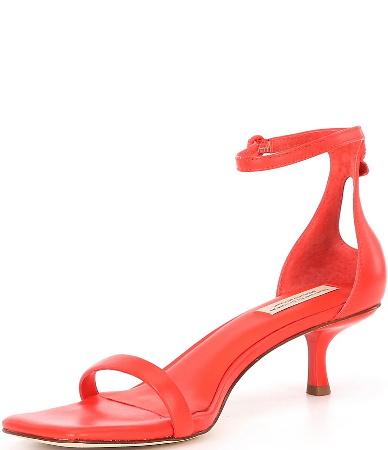 Antonio Melani x Elizabeth Damrich Sissy Leather Cutout Shell Dress Sandals