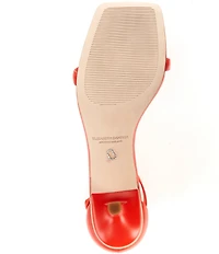 Antonio Melani x Elizabeth Damrich Sissy Leather Cutout Shell Dress Sandals