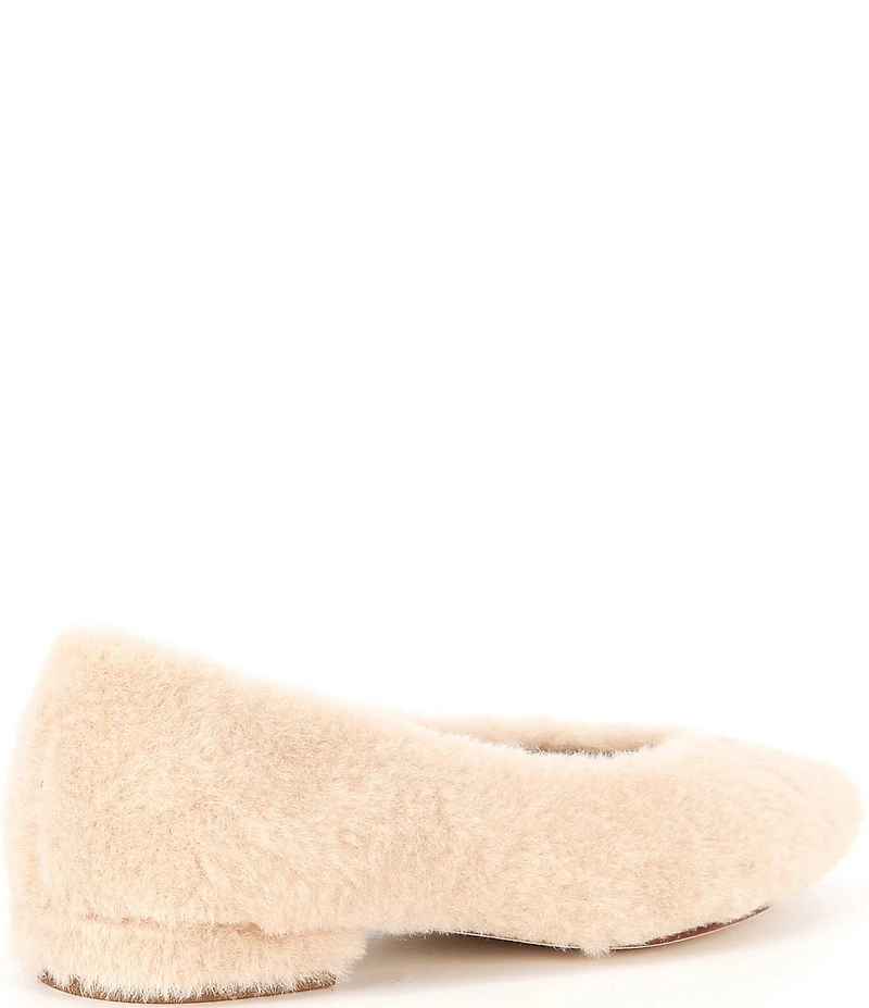 Antonio Melani x Elizabeth Damrich Sofa Fluffy Faux Fur Flats