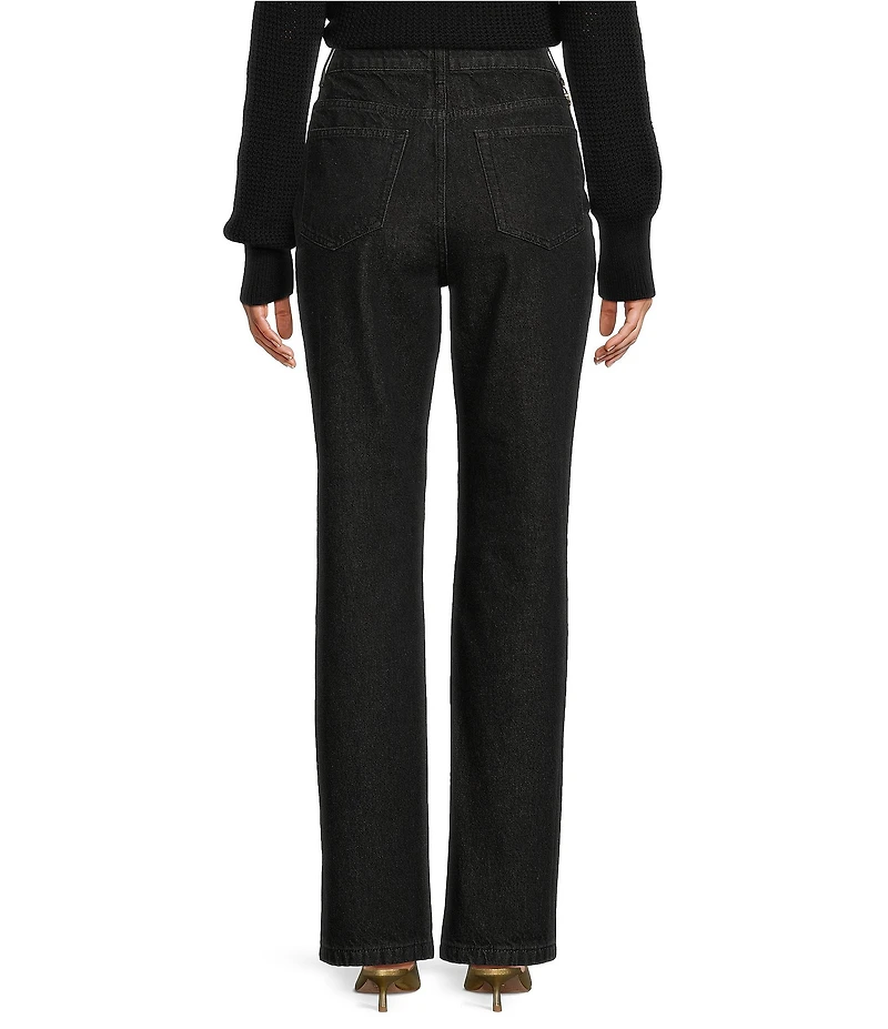 Antonio Melani x Jennifer Sumko Abigail Denim High Rise 5 Pocket Straight Leg Full Length Jeans
