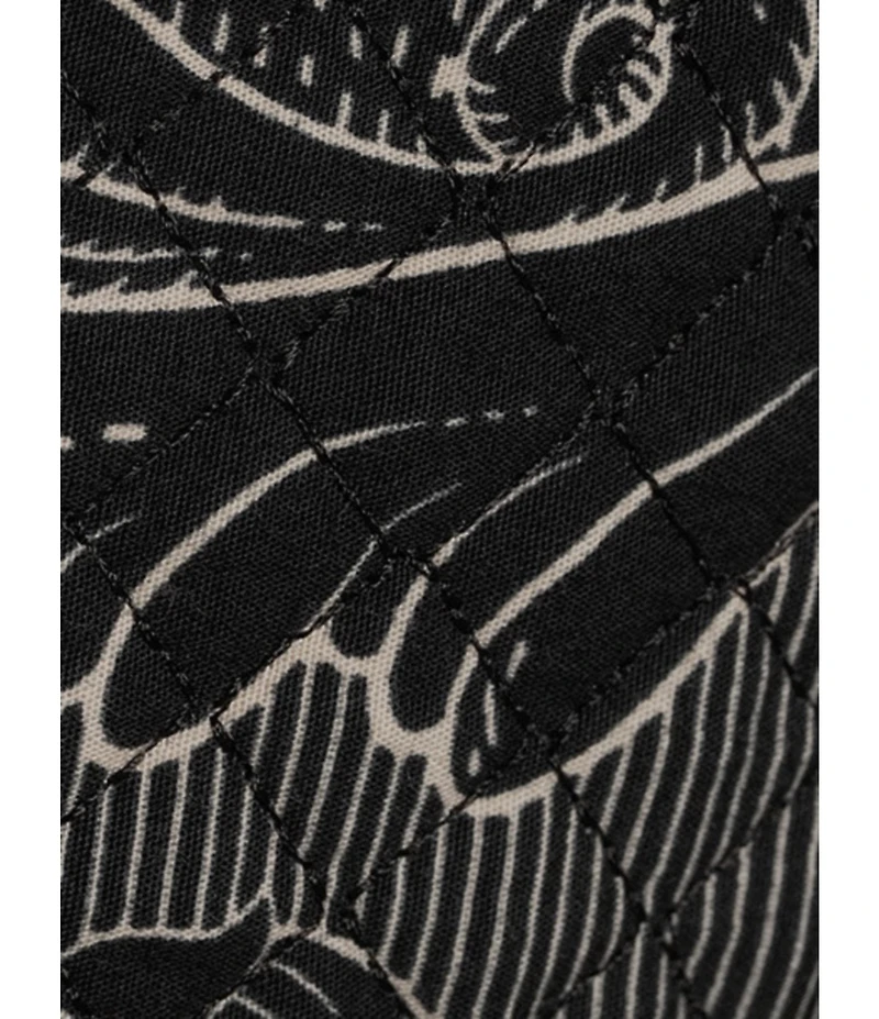 Antonio Melani x Jennifer Sumko Schwan Scroll Print Quilting Sqaure Neck Bow Tie Tank Straps A-Line Midi Dress
