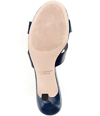 Antonio Melani x Kristen Nichols Astor Leather Crocodile Dress Mules