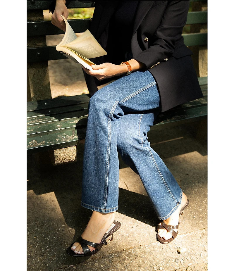 Antonio Melani x Kristen Nichols Sullivan Denim High Rise Straight Leg Jeans