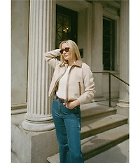Antonio Melani x Kristen Nichols Sullivan Denim High Rise Straight Leg Jeans