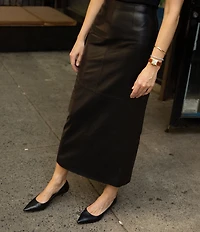 Antonio Melani x Kristen Nichols Vendome Leather Kitten Heel Pumps