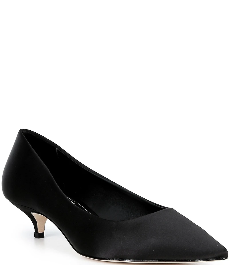 Antonio Melani x Kristen Nichols Vendome Satin Kitten Heel Pumps