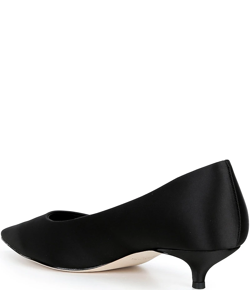 Antonio Melani x Kristen Nichols Vendome Satin Kitten Heel Pumps