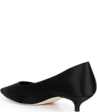 Antonio Melani x Kristen Nichols Vendome Satin Kitten Heel Pumps