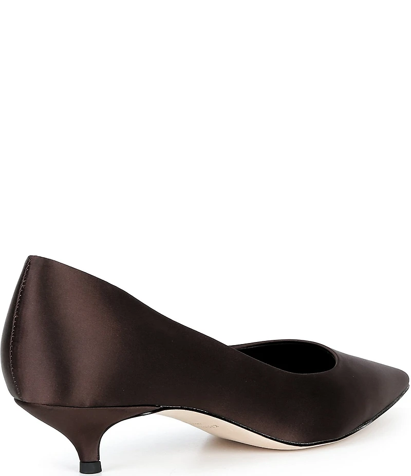 Antonio Melani x Kristen Nichols Vendome Satin Kitten Heel Pumps