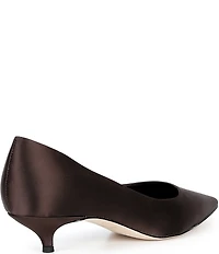 Antonio Melani x Kristen Nichols Vendome Satin Kitten Heel Pumps