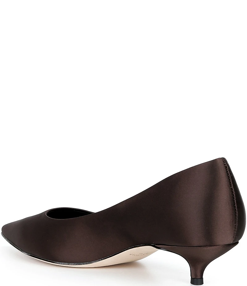 Antonio Melani x Kristen Nichols Vendome Satin Kitten Heel Pumps