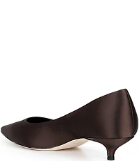 Antonio Melani x Kristen Nichols Vendome Satin Kitten Heel Pumps