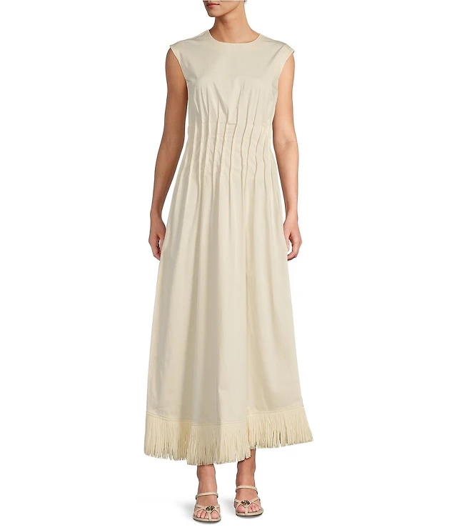 free a line dress pattern Vera A-line woven dress with pockets (PDF) main image 0