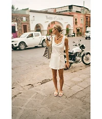 Antonio Melani x M.G. Style Kurry Textured Wrap Coordinating Skort
