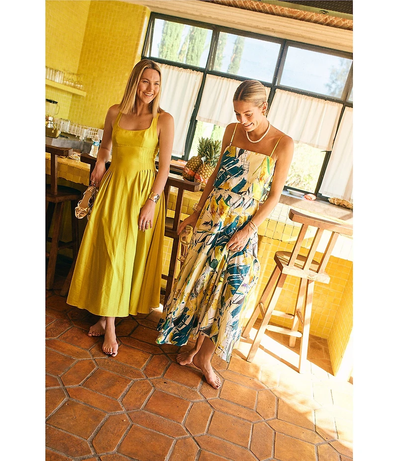 Antonio Melani x M.G. Style Lamar Printed Two Piece Poplin Blouse & Skirt Set