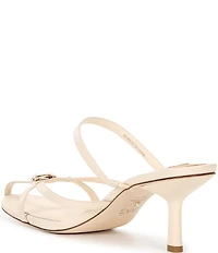 Antonio Melani x M.G. Style Leo Leather Shell Ornamented Dress Sandals