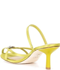 Antonio Melani x M.G. Style Leo Satin Shell Ornamented Dress Sandals