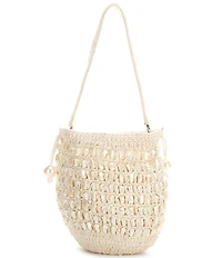 Antonio Melani x M.G. Style Pearl Sands Slouchy Drawstring Bucket Bag