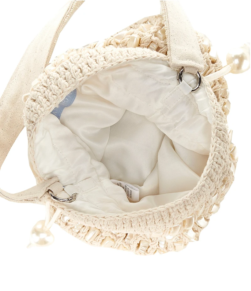 Antonio Melani x M.G. Style Pearl Sands Slouchy Drawstring Bucket Bag