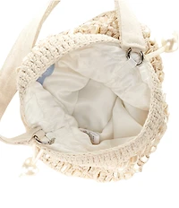 Antonio Melani x M.G. Style Pearl Sands Slouchy Drawstring Bucket Bag
