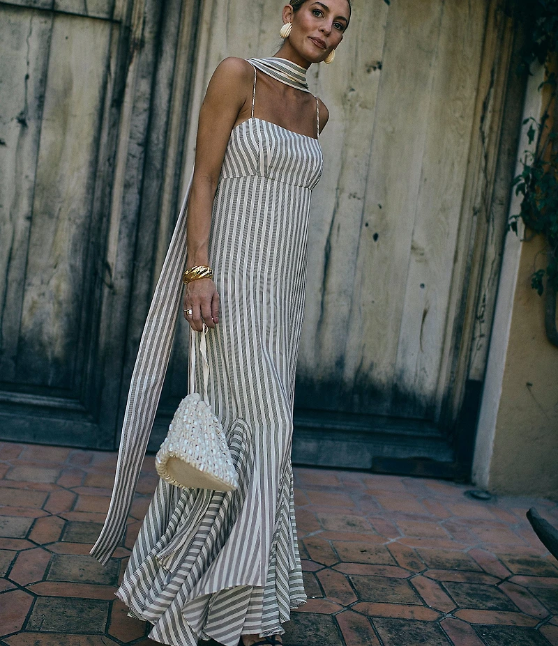 Antonio Melani x M.G. Style Pearl Sands Slouchy Drawstring Bucket Bag