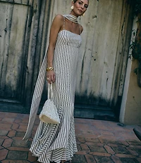 Antonio Melani x M.G. Style Pearl Sands Slouchy Drawstring Bucket Bag