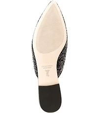 Antonio Melani x The Nat Note Estrella Textured Ornamented Bow Dress Mules