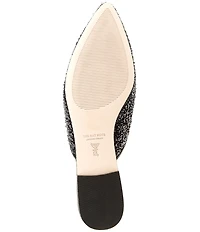 Antonio Melani x The Nat Note Estrella Textured Ornamented Bow Dress Mules