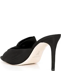 Antonio Melani x The Nat Note Julieta Textured Bow Detail Dress Slide Sandals