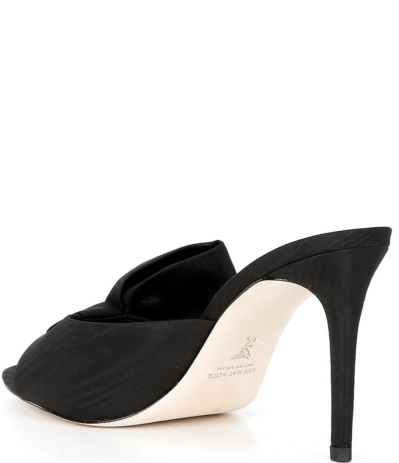Antonio Melani x The Nat Note Julieta Textured Bow Detail Dress Slide Sandals