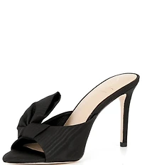 Antonio Melani x The Nat Note Julieta Textured Bow Detail Dress Slide Sandals