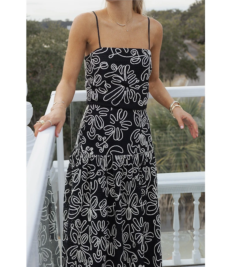 Antonio Melani x Style by Simkins Aoife Crochet Top & Skirt Set