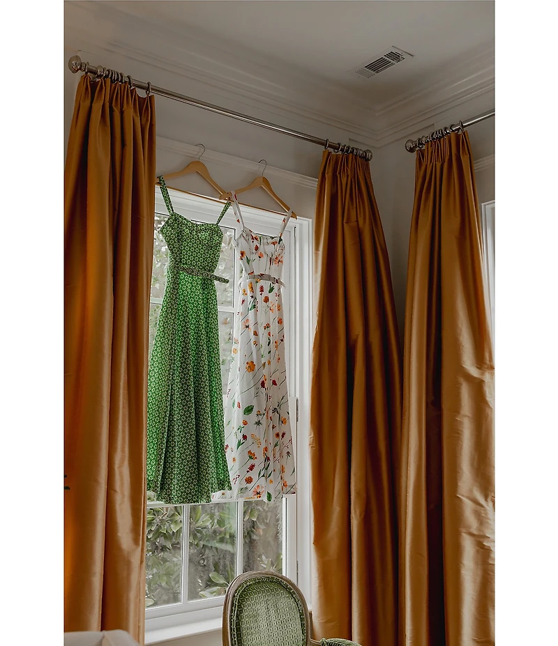 Antonio Melani x Style by Simkins Maybry Floral Print Poplin Sweetheart Neck Sleeveless Maxi Dress