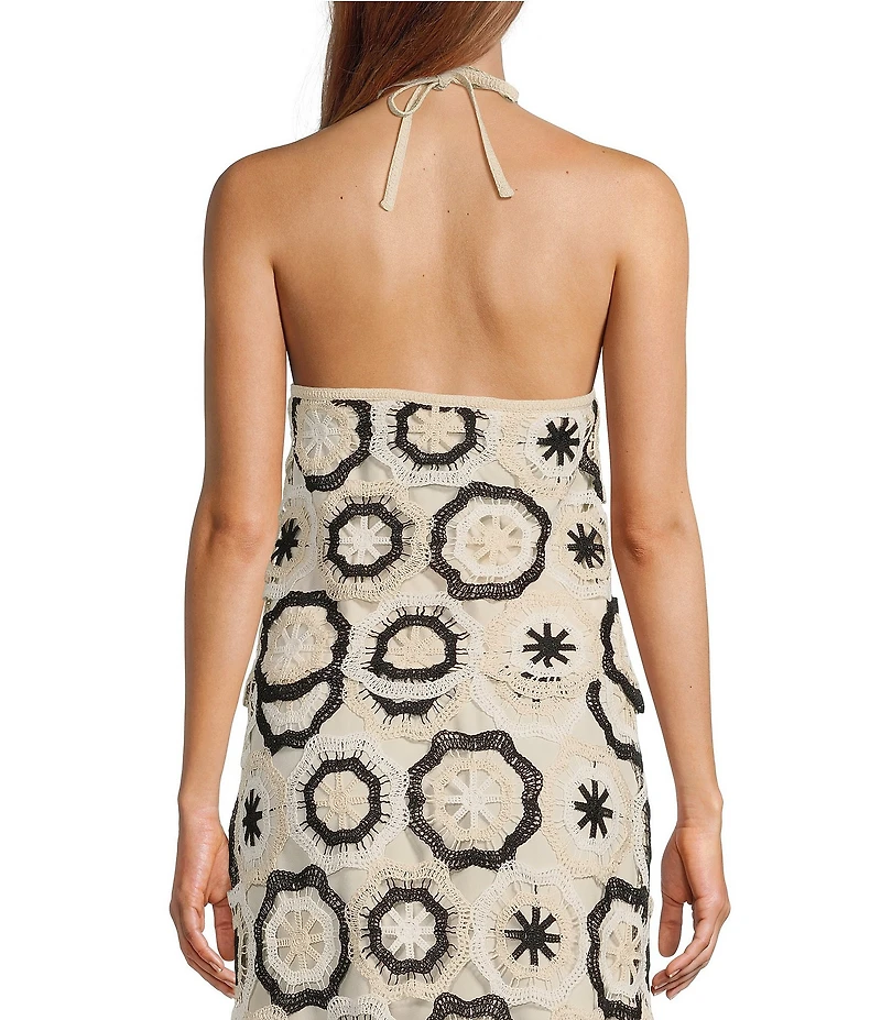 Antonio Melani x Style by Simkins Somers Crochet Top & Skirt Set