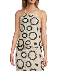 Antonio Melani x Style by Simkins Somers Crochet Top & Skirt Set