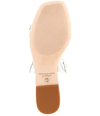 Antonio Melani x Stephanie Covington Aida Leather Double Band Disk Flat Sandals