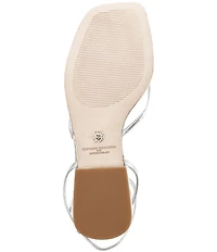 Antonio Melani x Stephanie Covington Mary Leather Ankle Strap Thong Flat Sandals