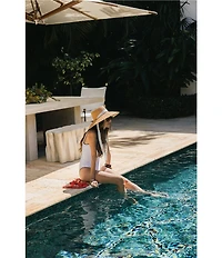 Antonio Melani x Stephanie Covington Vanessa Whipstitch Detail Classic One Piece Tank Swimsuit