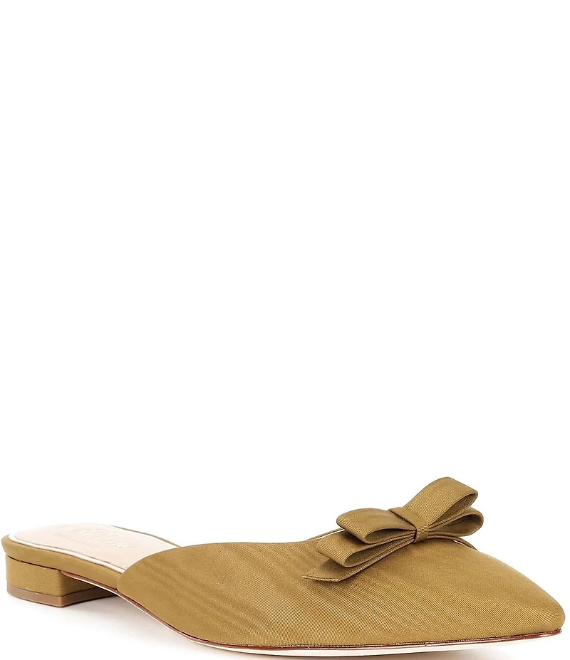 Antonio Melani x Style Bungalow Chez Fabric Bow Detail Mules
