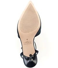 Antonio Melani x Style Bungalow Colette Fabric Bow Detail Ankle Wrap Stiletto Pumps