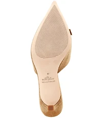 Antonio Melani x Style Bungalow Lido Raffia Bow Detail Dress Mules