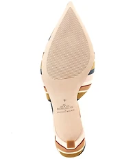 Antonio Melani x Style Bungalow Lido Stripe Print Bow Detail Dress Mules