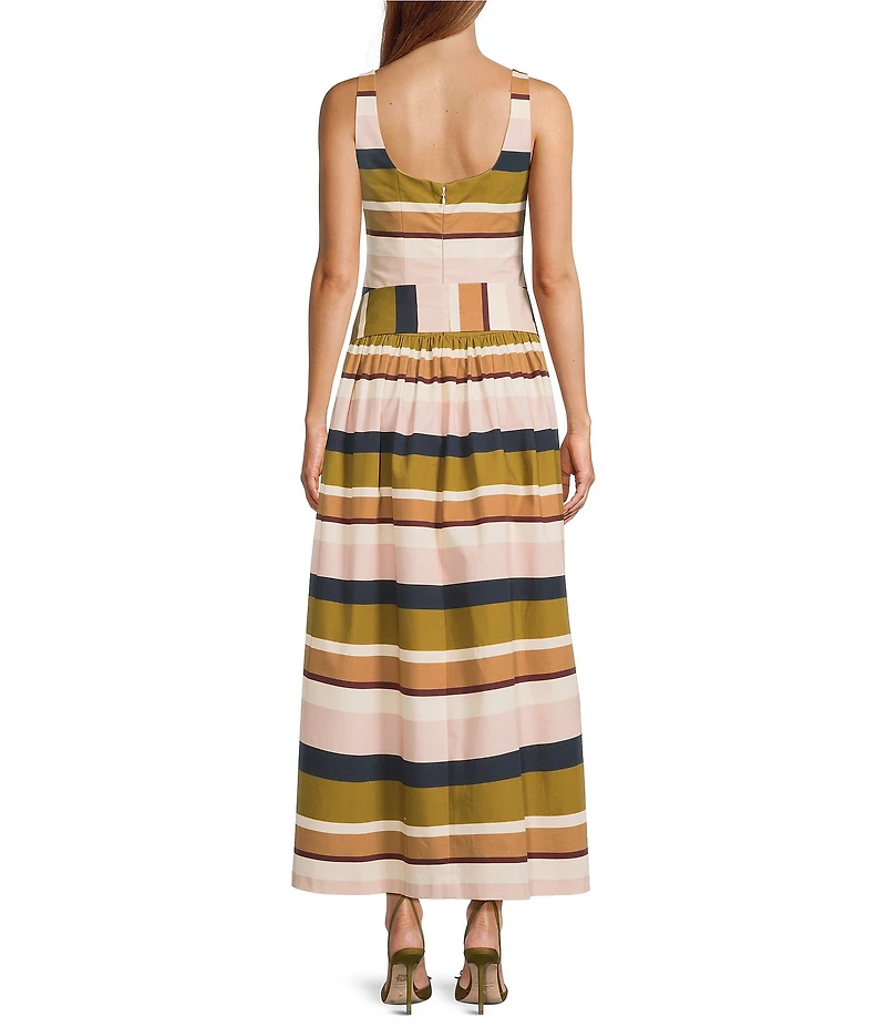 Antonio Melani x Style Bungalow The Luncheon Square Neck Sleeveless A-Line Dress