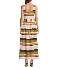 Antonio Melani x Style Bungalow The Luncheon Square Neck Sleeveless A-Line Dress