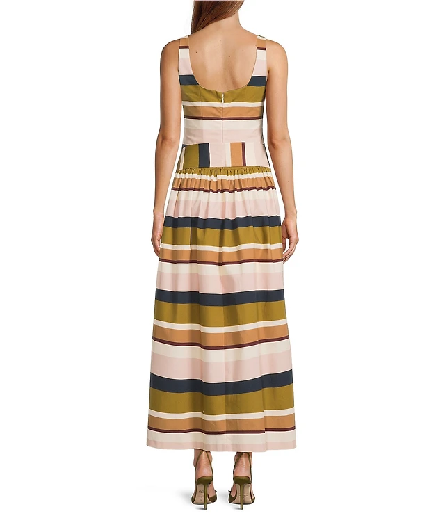 Antonio Melani x Style Bungalow The Luncheon Square Neck Sleeveless A-Line  Dress | Liberty Center