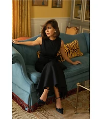 Antonio Melani x Style Bungalow The Park View Sheath Sleeveless Detachable Belt Dress