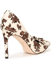 Antonio Melani x Style Bungalow Worth Floral Fabric Bow Detail Stiletto Pumps